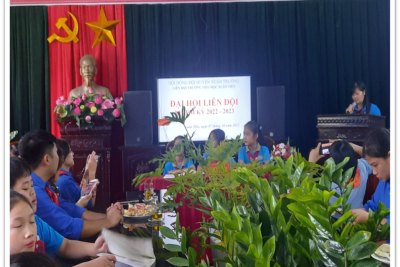 Đại hội liên đội trường tiểu học Xuân Tiến nhiệm kì 2022-2023