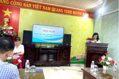 HỘI NGHỊ CÁN BỘ CÔNG CHỨC, VIÊN CHỨC, NGƯỜI LAO ĐỘNG NĂM HỌC 2024-2025