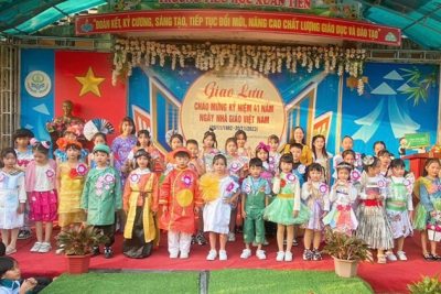 TRƯỜNG TIỂU HỌC XUÂN TIẾN CHÀO MỪNG KỈ NIỆM 41 NĂM NGÀY NHÀ GIÁO VIỆT NAM (20/11/1982-20/11/2023)