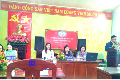 ĐẠI HỘI CHI BỘ TRƯỜNG TIỂU HỌC XUÂN TIẾN NHIỆM KÌ 2025-2027