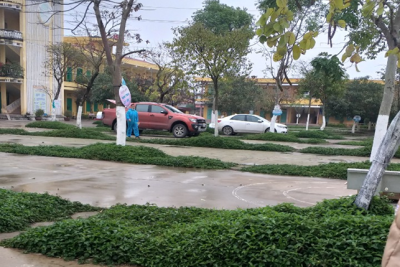 Trường TH Xuân Tiến chủ động phòng dịch sau kỳ nghỉ Tết Nhâm Dần 2022