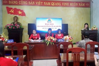 ĐẠI HỘI CÔNG ĐOÀN CƠ SỞ TRƯỜNG TIỂU HỌC XUÂN TIẾN NHIỆM KÌ 2023-2028