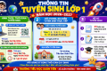 THÔNG TIN TUYỂN SINH LỚP 1 NĂM HỌC 2026-2027